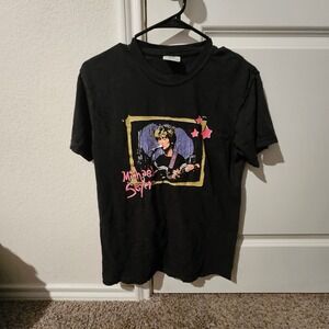 Michael Seyer Comfort Colors Graphic T-Shirt Mens Small Black Indie Pop